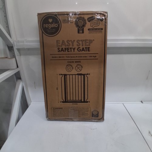 REGALO EASY STEP SAFETY GATE - 29"- 38.5" - WHITE (MODEL : 1160-DS) image 3