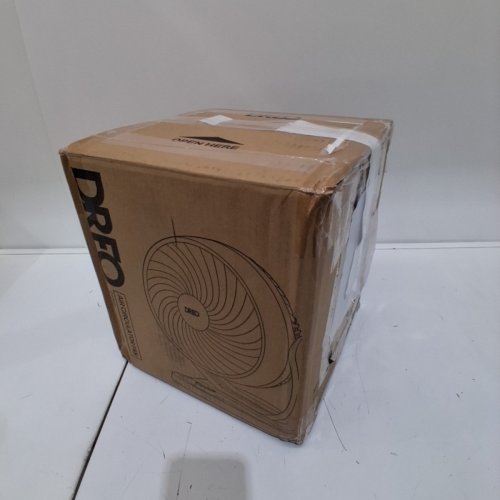 DREO PORTABLE TABLE TOP AIR CIRCULATOR FAN - 9" ROUND - 70FT TONG FLOW - 28DB LOW NOISE - 3 SPEED - 120° ADJUSTABLE TILT - BLACK (MODEL: DR-HAF002) image 4