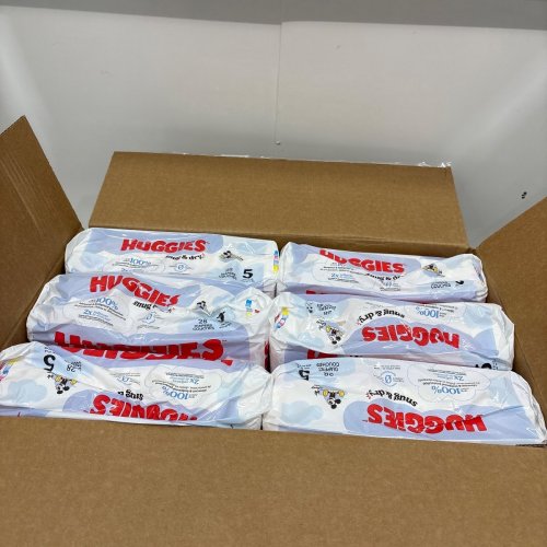 168PK HUGGIES SNUG & DRY BABY DIAPERS - SIZE 5 (27+ LBS) image 2