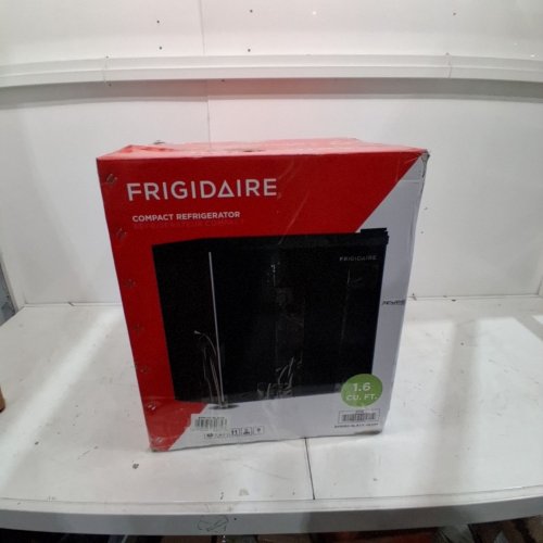 FRIGIDAIRE COMPACT MINI FRIDGE - 1.6 CU FT - BLACK (MODEL: EFR100-BLACK-6COM) image 5