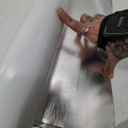 SWI PARTS ADHESIVE HEAT BARRIER SHEET - 24" X 36" - SILVER image 4