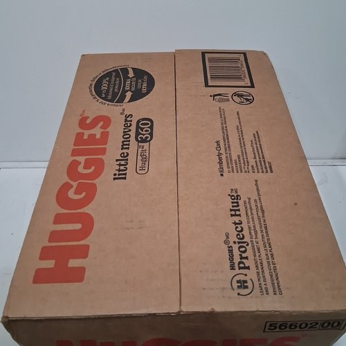 128PK HUGGIES LITTLE MOVERS HUGGFIT BABY DIAPERS WITH 360° WAISTBAND - SIZE 5 (27+LB) - DISNEY MICKY MOUSE (MODEL: 5660200) image 4