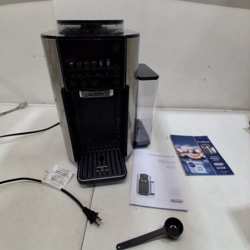 DELONGHI TRUEBREW HOT OR ICED SINGLE SERVE COFFEE MAKER WITH BUILT-IN GRINDER - BLACK/STAINLESS STEEL (MODEL: CAM51025MB) image 9