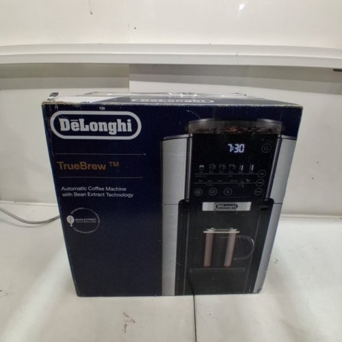 DELONGHI TRUEBREW HOT OR ICED SINGLE SERVE COFFEE MAKER WITH BUILT-IN GRINDER - BLACK/STAINLESS STEEL (MODEL: CAM51025MB) image 10