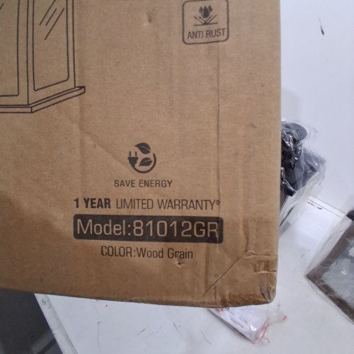 2PK VIANIS DUSK TO DAWN OUTDOOR LIGHTING FOR HOUSE WITH MOTION SENSOR - 13" - WOOD GRAIN (MODEL: 81012GR) image 2