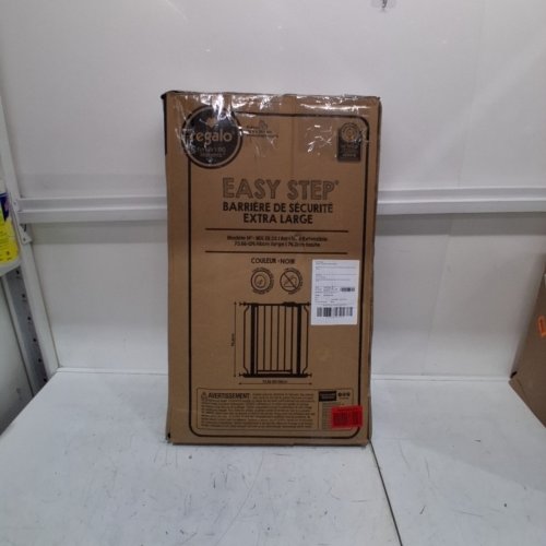REGALO EASY STEP EXTRA WIDE SAFETY GATE - 29-49" X 30" - BLACK (MODEL: 1164 EB DS) image 4