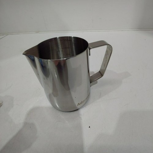MILK FROTHING PITCHER - 120Z - STAINLESS STEEL image 2