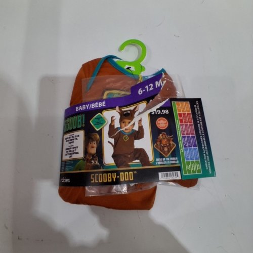 KID'S RUBIES SCOOBY-DOO "SCOOB" BABY COSTUME - 6-12 M - BROWN image 2