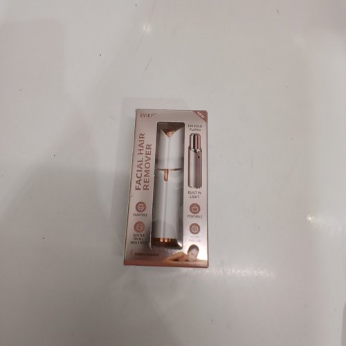 EVIEY 18K GOLD PLATED FACIAL HAIR REMOVER FOR WOMEN - WHITE image 2
