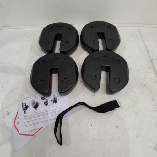 4PK HEAVY DUTY CANOPY WEIGHTS - 10LBS EACH (40LBS TOTAL) - BLACK image 2
