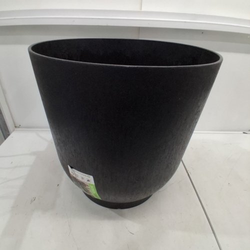 TIERRA VERDE FLORENCIA LARGE ROUND PLANTER - 79L - 21" X 20" - BLACK (MODEL: MT5100591) image 2