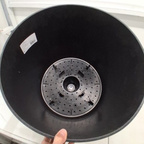 TIERRA VERDE FLORENCIA LARGE ROUND PLANTER - 79L - 21" X 20" - BLACK (MODEL: MT5100591) image 3