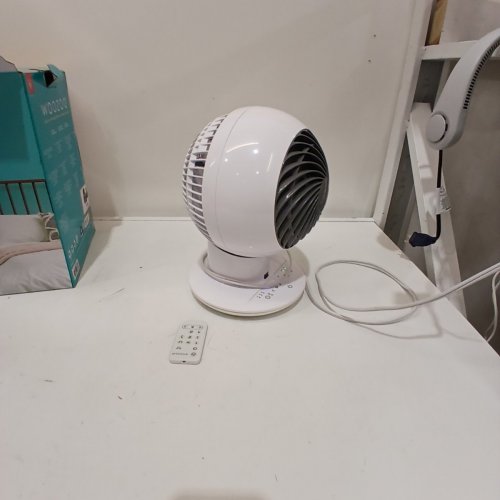 IRIS WOOZOO 5-SPEED CIRCULATING GLOBE FAN - WHITE (MODEL: PCF-SC15T-N) image 3