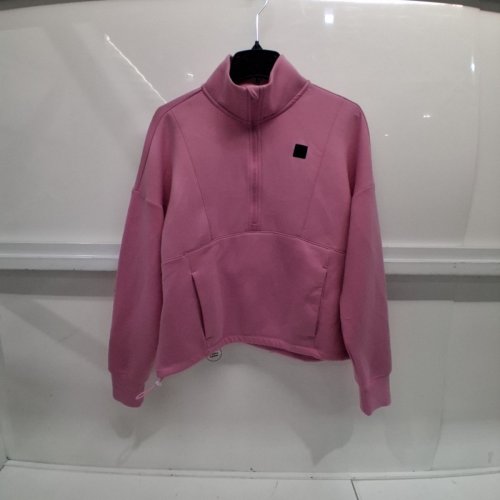 REEBOK QUARTER-ZIP PULLOVER SWEATSHIRT - EXTRA SMALL - PINK image 2