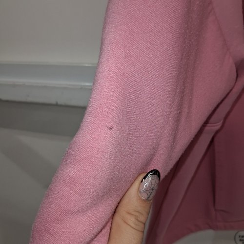 REEBOK QUARTER-ZIP PULLOVER SWEATSHIRT - EXTRA SMALL - PINK image 3