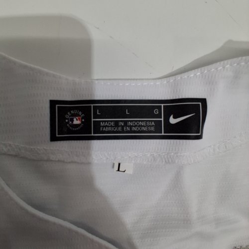 MEN'S TORONTO BLUE JAYS #39 TREY YESAVAGE NIKE HOME REPLICA JERSEY - LARGE - WHITE image 4