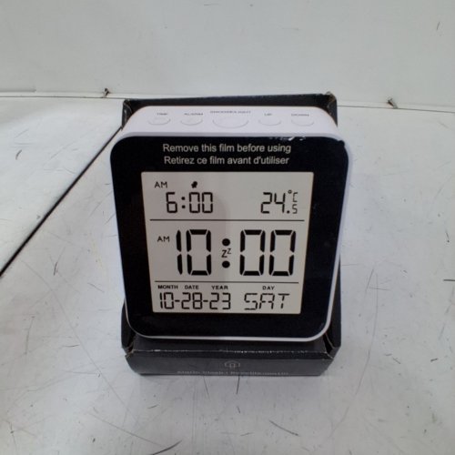 HOMETRENDS LCD ALARM CLOCK - 4.3" image 2