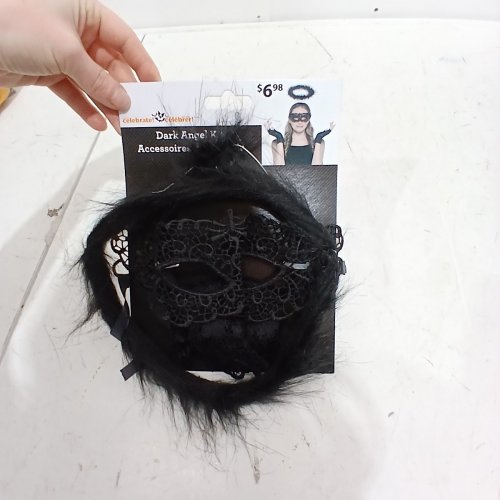 WAY TO CELEBRATE! DARK ANGEL COSTUME ACCESSORY KIT - OSFM - BLACK image 2