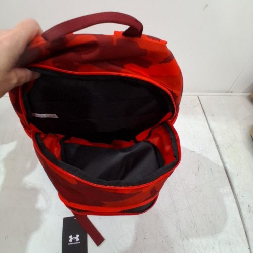 UNDER ARMOUR HUSTLE SPORT 6.0 BACKPACK - 26 L - ANTHEM RED / CARDINAL / WHITE (STYLE: 6000397) image 4