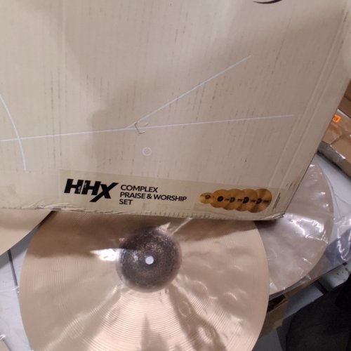 6PC SABIAN HHX COMPLEX PRAISE AND WORSHIP CYMBAL SET - 10"/14"/16"/18"/21" - GOLD image 3