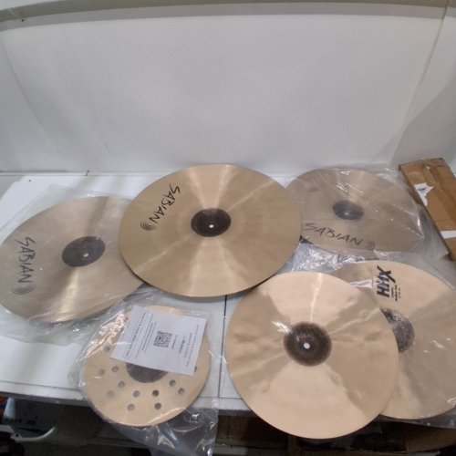 6PC SABIAN HHX COMPLEX PRAISE AND WORSHIP CYMBAL SET - 10"/14"/16"/18"/21" - GOLD image 4