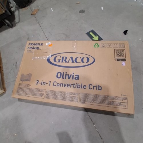 GRACO OLIVIA 3-IN-1 CONVERTIBLE CRIB - HAZELNUT (MODEL: 04522-608-BW) image 4