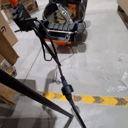 LAWNMASTER CORDLESS LAWN MOWER 24V MAX WITH 2 X 4.0AH BATTERY AND A CHARGER - 13" - ORANGE/BLACK - (MODEL: MEB1114K) image 2