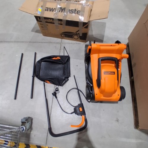 LAWNMASTER CORDLESS LAWN MOWER 24V MAX WITH 2 X 4.0AH BATTERY AND A CHARGER - 13" - ORANGE/BLACK - (MODEL: MEB1114K) image 4
