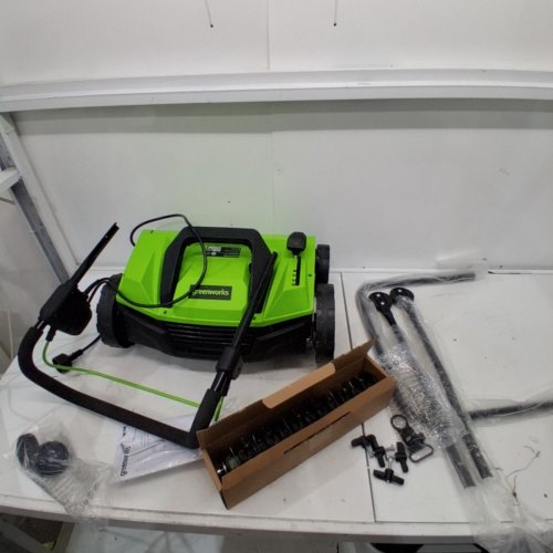 GREENWORKS 13 AMP 14" CORDED DETHATCHER (MODEL: DHA103) image 2