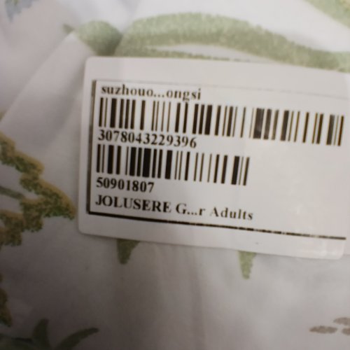 3PC JOLUSERE CHIC DUVET COVER & PILLOW CASE SET - KING - GREEN FLORAL LEAVES image 2