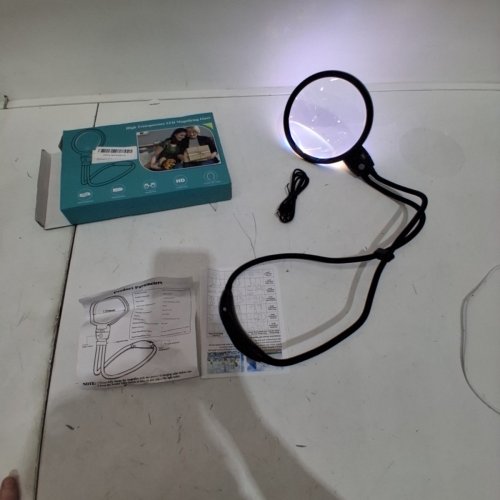 FLEXIBLE GOOSENECK LED MAGNIFYING GLASS - X5 - X15 - BLACK image 3