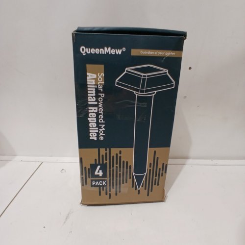 4PK QUEENMEW SOLAR POWERED ANIMAL REPELLER DETERENT DEVICES - 400HZ - (MODEL: SD-SLI87) image 5