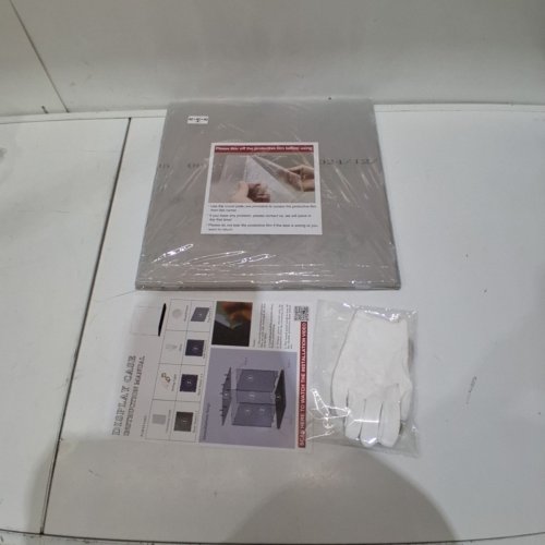 ACRYLIC DISPLAY CASE WITH DUSTPROOF PROTECTION- 16" X 16" X 16" - CLEAR/BLACK image 3