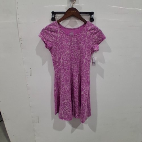 GIRL'S GEORGE BUNNY PRINT DRESS - LARGE (10-12) - PURPLE (STYLE: GRF40464GX) image 2