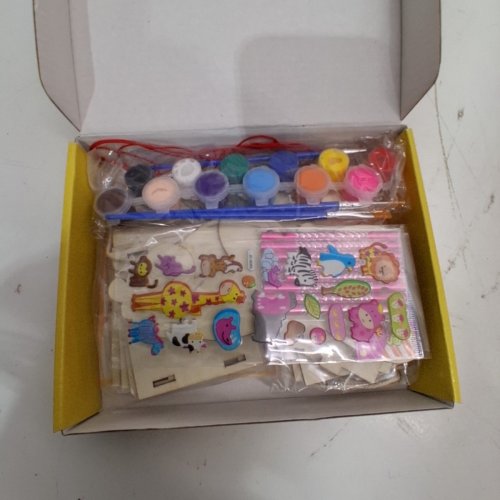 BEAUTYSUREUP WOODEN BIRDHOUSE DIY KIT - MULTICOLOR image 2