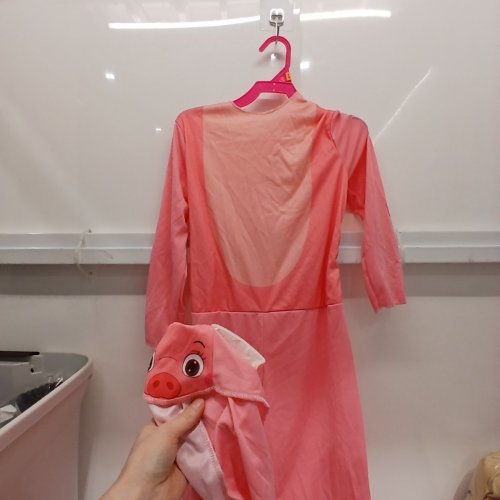 2PC GIRLS RUBIES PIGGY COSTUME - MEDIUM (8-10) - PINK (STYLE: 1000364) image 2