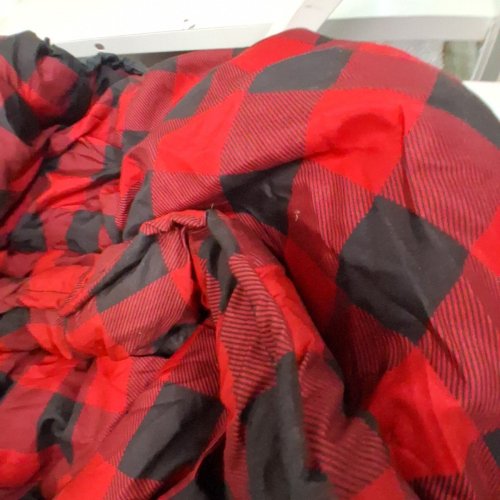TETON SPORTS CELSIUS XXL SLEEPING BAG WITH COMPRESSION SACK - RIGHT HAND ZIPPER - BLACK/PLAID (MODEL: 101R) image 4