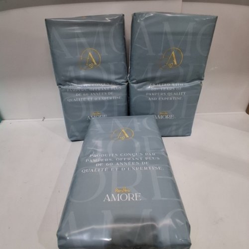 150PK KID'S PAMPERS AMORE MOST ABSORBENT AND BEST DIAPER - SIZE 4 - WHITE image 2