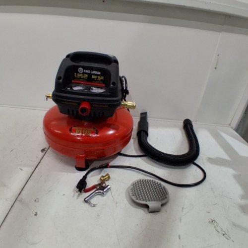 KING CANADA 3 GALLON OIL-FREE AIR COMPRESSOR KIT (8438) image 4