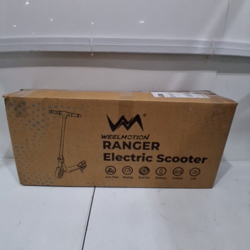 WEELMOTION FOLDABLE ELECTRIC SCOOTER WITH FRONT LED LIGHTS, HEAD LIGHTS AND MULTICOLOR LIGHTING PAD - 6.5" FOLDABLE - 16KM/HR - 150W - 175LBS MAX 8KM RANGE - BLACK - (MODEL: ES01) image 6