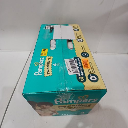 116PK PAMPERS SWADDLERS DIAPERS - SIZE 4 image 4