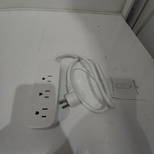WATERPROOF POWER BAR WITH EXTENSION CORD - 5FT - WHITE (MODEL: ZJ069) image 3