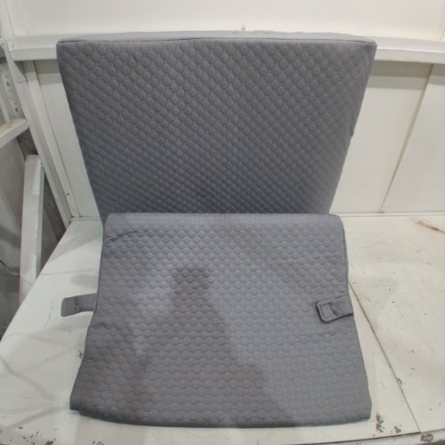 2PC BED WEDGE PILLOW SET - GREY image 2