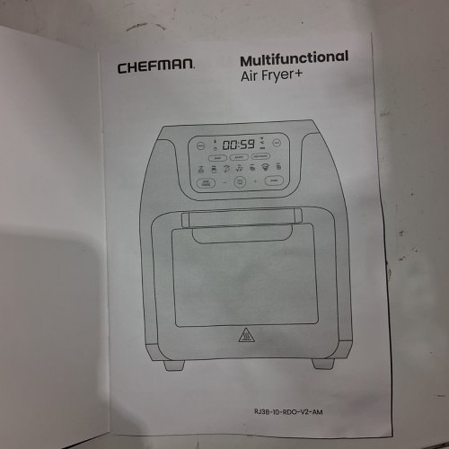 CHEFMAN MULTI-FUNCTIONAL AIR FRYER - 10L - BLACK - (MODEL: RJ38-10-RDO-V2) image 4