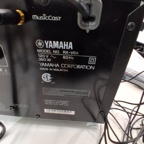 YAMAHA HOME THEATRE RECEIVER, 7.2 CHANNEL, 4K/120HZ AND DOLBY ATMOS CAPABLE, BUILT-IN USB PORT WITH WIFI, MUSICCAST AND AMAZON ALEXA CAPABLE (MODEL: RX-V6A) image 4