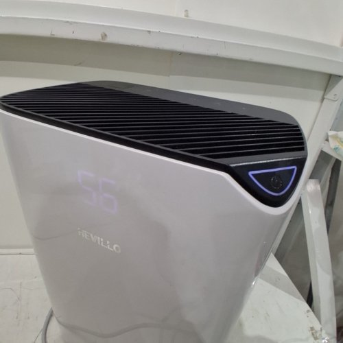HEVILLO DEHUMIDIFIER (2000SQ. FT) WITH CONTINUOUS DRAIN HOSE AND WHEEL, 0.66 GALLON WATER TANK CAPACITY, INTELLIGENT HUMIDITY CONTROL (WHITE/BLACK) (MODEL: PD08D) image 6