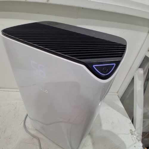HEVILLO DEHUMIDIFIER (2000SQ. FT) WITH CONTINUOUS DRAIN HOSE AND WHEEL, 0.66 GALLON WATER TANK CAPACITY, INTELLIGENT HUMIDITY CONTROL (WHITE/BLACK) (MODEL: PD08D) image 7