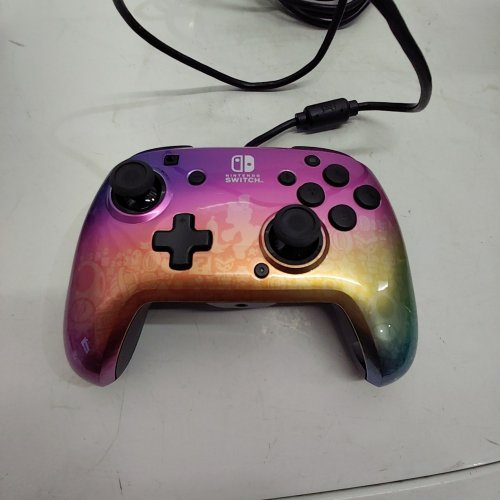 PDP REMATCH ENHANCED WIRED NINTENDO SWITCH PRO CONTROLLER - STAR SPECTRUM image 2