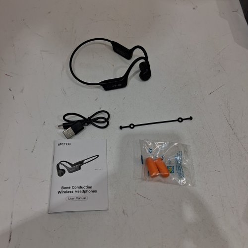 IFECCO BLUETOOTH BONE CONDUCTION WATERPROOF HEADPHONES - BLACK (MODEL: X28) image 3