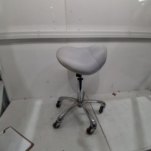 PROFESSIONAL SADDLE STOOL - GREY image 2